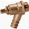 Fill and drain valve Type: 451 Brass Ridge External thread (BSPP)/Hose tail PN16 3/8" (10) Diameter, hose connector: 10mm